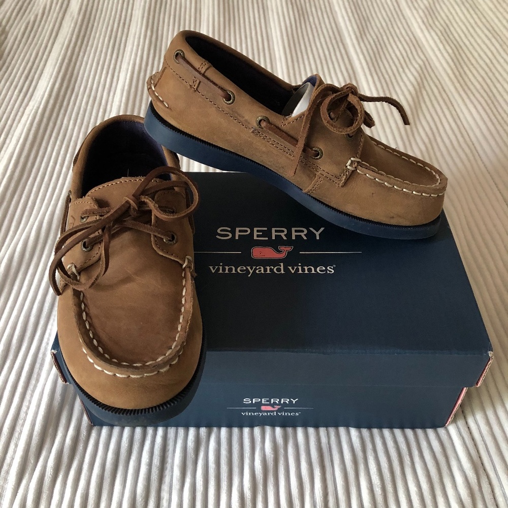 Sperry x Vineyard Vines Leather Boat Shoes
